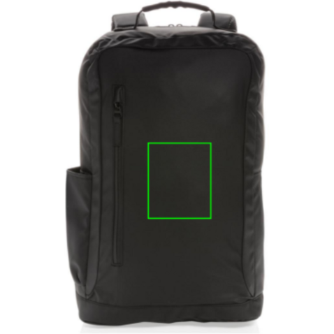 Fashion schwarzer 15.6" Laptop-Rucksack, PVC-frei schwarz bedrucken, Art.-Nr. P760.131