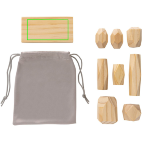 Ukiyo Crios hölzerne Balanciersteine im Etui braun bedrucken, Art.-Nr. P940.299 Ukiyo Crios hölzerne Balanciersteine im Etui braun bedrucken, Art.-Nr. P940.299