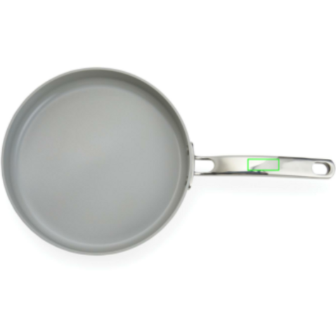 VINGA Alto Bratpfanne aus RCS recyceltem Aluminium 25cm beige bedrucken, Art.-Nr. V2612802