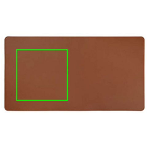 VINGA Timo Schreibtischunterlage aus RCS rec. rPET braun bedrucken, Art.-Nr. V3000309