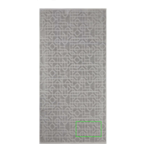 VINGA Verso Handtuch aus OCS Bio-Baumwolle, 4er-Set grau bedrucken, Art.-Nr. V4500402 VINGA Verso Handtuch aus OCS Bio-Baumwolle, 4er-Set grau bedrucken, Art.-Nr. V4500402