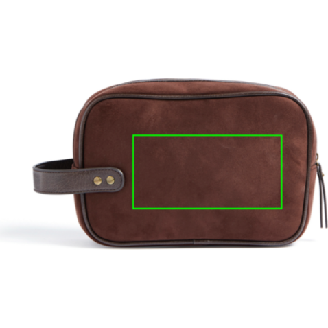 VINGA Hunton Kosmetiktasche braun bedrucken, Art.-Nr. 526019 VINGA Hunton Kosmetiktasche braun bedrucken, Art.-Nr. 526019