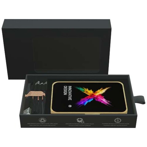 SCX.design P26 15W 5000 mAh MagSafe Powerbank aus Holz, holz bedrucken, Art.-Nr. 1PX20271