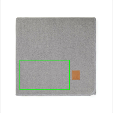VINGA Moulton Decke aus GRS rPET grau, granite grey bedrucken, Art.-Nr. V4040502 VINGA Moulton Decke aus GRS rPET grau, granite grey bedrucken, Art.-Nr. V4040502