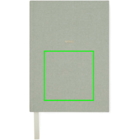 VINGA Mind GRS-recyceltes Papierjournal grün bedrucken, Art.-Nr. V7730407 VINGA Mind GRS-recyceltes Papierjournal grün bedrucken, Art.-Nr. V7730407