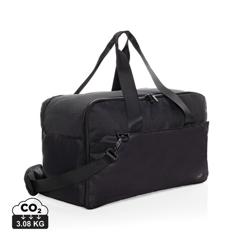Swiss Peak Aware™ RPET 15,6" Laptop-Wochenendtasche schwarz bedrucken, Art.-Nr. P707.2701 Swiss Peak Aware™ RPET 15,6" Laptop-Wochenendtasche schwarz bedrucken, Art.-Nr. P707.2701