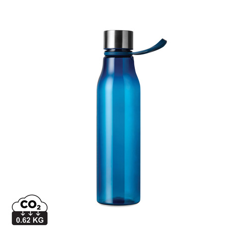 VINGA Lean 800ml RCS RPET Wasserflasche navy blau bedrucken, Art.-Nr. V4330525 VINGA Lean 800ml RCS RPET Wasserflasche navy blau bedrucken, Art.-Nr. V4330525