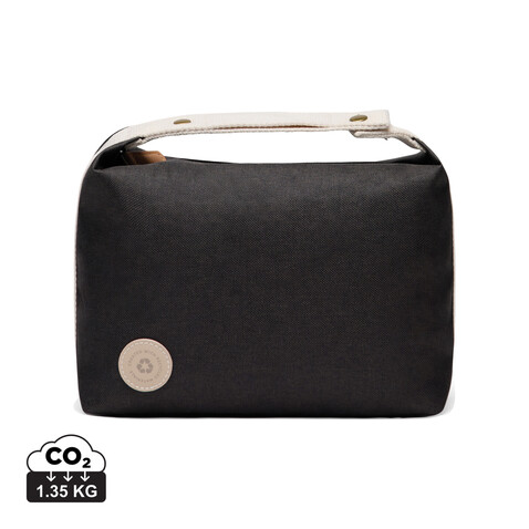 VINGA Sortino RCS Kosmetiktasche schwarz bedrucken, Art.-Nr. V7030201