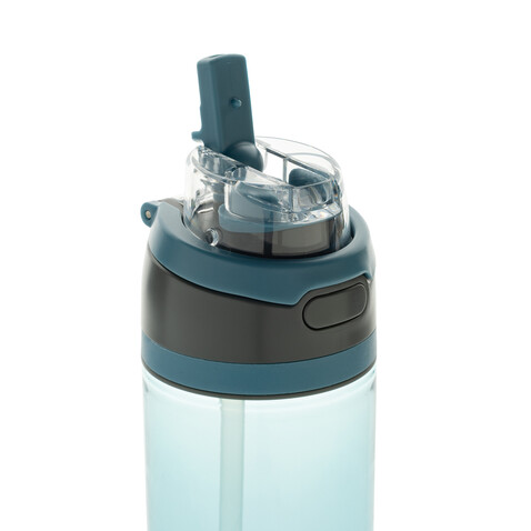 Omni Sip Wasserflasche 800ml aus RCS RPET blau bedrucken, Art.-Nr. P437.0905 Omni Sip Wasserflasche 800ml aus RCS RPET blau bedrucken, Art.-Nr. P437.0905