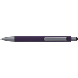 Kugelschreiber Louis | Stylus – Violett bedrucken, Art.-Nr. 024999128_1014840
