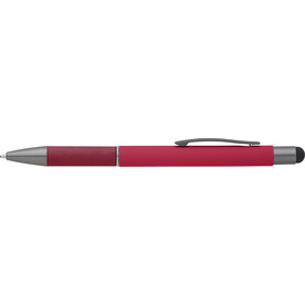 Kugelschreiber Jett | Aluminium | Stylus – Rot bedrucken, Art.-Nr. 008999128_1014842