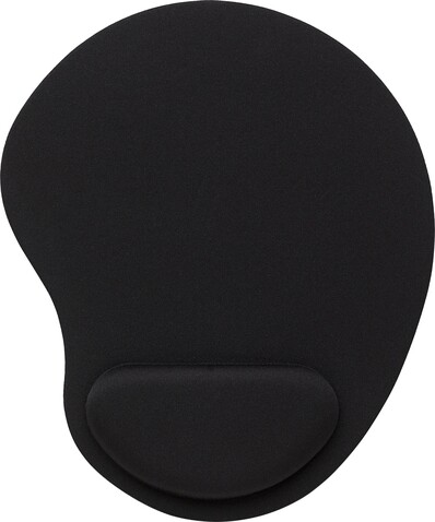 Mauspad | Schaumstoff | Handgelenkauflage – Schwarz bedrucken, Art.-Nr. 001999999_1014858