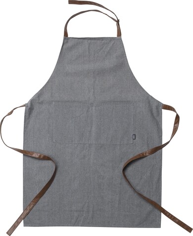 Schürze Baylor | Recycelt und Baumwolle | Verstellbare Träger – Grau bedrucken, Art.-Nr. 003999999_1014864 Schürze Baylor | Recycelt und Baumwolle | Verstellbare Träger – Grau bedrucken, Art.-Nr. 003999999_1014864