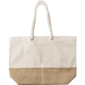 Einkaufstasche Diego | Baumwolle 280 g/m² | Juteboden – Khaki bedrucken, Art.-Nr. 013999999_1014869