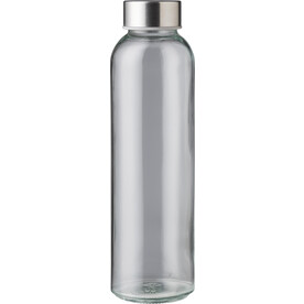 Trinkflasche Maxwell | Glas | Edelstahldeckel | 500 ml – transparent bedrucken, Art.-Nr. 970999999_1015124