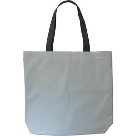 Einkaufstasche Jordyn | Polyester 100D | Reflektierend | Lange Griffe – Silber bedrucken, Art.-Nr. 032999999_1015130