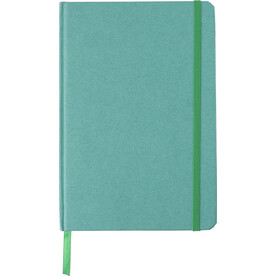Notizbuch Evangeline | Recycelt | A5 | Liniert – Grün bedrucken, Art.-Nr. 004999999_1015150