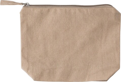 Kosmetiktasche Cressida | Recycelte Baumwolle 180 g/m² – Khaki bedrucken, Art.-Nr. 013999999_1039472 Kosmetiktasche Cressida | Recycelte Baumwolle 180 g/m² – Khaki bedrucken, Art.-Nr. 013999999_1039472