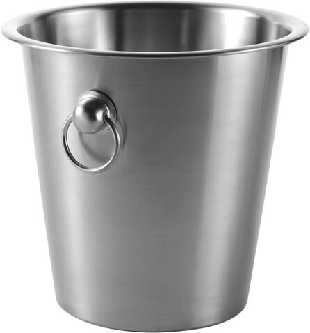 Champagnerkühler Hester | Edelstahl | 4,5 l – Silber bedrucken, Art.-Nr. 032999999_1041