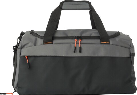 Sporttasche Mabel | Polyester 500D | Zweifarbig – Grau bedrucken, Art.-Nr. 003999999_1041619 Sporttasche Mabel | Polyester 500D | Zweifarbig – Grau bedrucken, Art.-Nr. 003999999_1041619