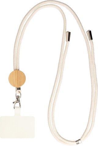 Handyband Lucia | Baumwolle – sandfarben bedrucken, Art.-Nr. 014999999_1096679