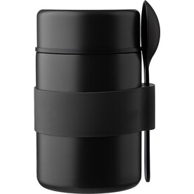 Doppelwandiger Lunchpot Niko | 460 ml – Schwarz bedrucken, Art.-Nr. 001999999_1096712