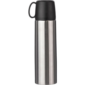 Doppelwandige Edelstahlflasche Jan – Silber bedrucken, Art.-Nr. 032999999_1096715