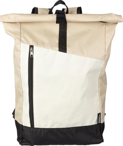 Rucksack Marlene | Recycelt | Rollverschluss | 25 l – beige bedrucken, Art.-Nr. 357999999_1096838 Rucksack Marlene | Recycelt | Rollverschluss | 25 l – beige bedrucken, Art.-Nr. 357999999_1096838