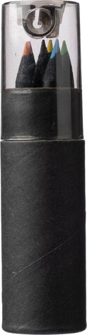 Buntstifte Beate | 6 Stück – Schwarz bedrucken, Art.-Nr. 001999999_1097193 Buntstifte Beate | 6 Stück – Schwarz bedrucken, Art.-Nr. 001999999_1097193
