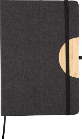 Notizbuch Ernst | Recycelt | A5 | Handyhalter – Schwarz bedrucken, Art.-Nr. 001999999_1103692 Notizbuch Ernst | Recycelt | A5 | Handyhalter – Schwarz bedrucken, Art.-Nr. 001999999_1103692