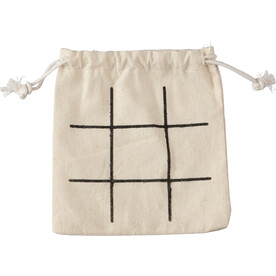 Tic Tac Toe | Holz | Baumwollbeutel – Khaki bedrucken, Art.-Nr. 013999999_1107132
