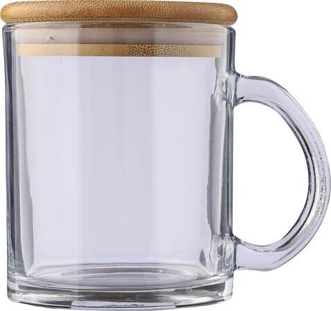 Trinkbecher Ashley | Recyceltes Glas | Bambusdeckel | 300 ml – Neutral bedrucken, Art.-Nr. 021999999_1171291 Trinkbecher Ashley | Recyceltes Glas | Bambusdeckel | 300 ml – Neutral bedrucken, Art.-Nr. 021999999_1171291