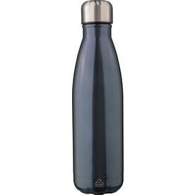 Doppelwandige Flasche Lombok | 500 ml – stahlgrau bedrucken, Art.-Nr. 411999999_1171300