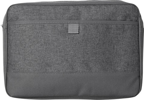 Laptoptasche Leander | Polycanvas | 13" | 1,5 l – Grau bedrucken, Art.-Nr. 003999999_2140