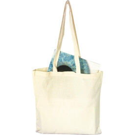 Einkaufstasche Hilda | Baumwolle 110 g/m² | 10,5 l – Khaki bedrucken, Art.-Nr. 013999999_2342