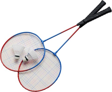Badminton-Set Wendy | 2 Schläger | 2 Federbälle – custom/multicolor bedrucken, Art.-Nr. 009999999_2599