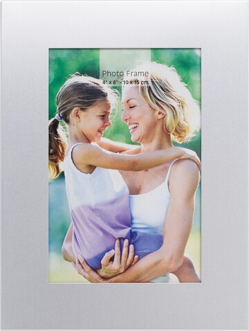 Bilderrahmen Samir | Aluminium | 10 x 15 cm – Silber bedrucken, Art.-Nr. 032999999_2731