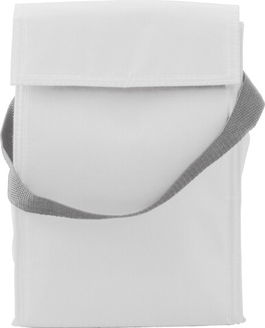 Kühltasche Sarah | Polyester 420D | Klettverschlussklappe – Weiß bedrucken, Art.-Nr. 002999999_3609 Kühltasche Sarah | Polyester 420D | Klettverschlussklappe – Weiß bedrucken, Art.-Nr. 002999999_3609