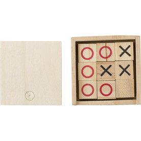 Tic Tac Toe Alessio | Kiefernholz – Braun bedrucken, Art.-Nr. 011999999_427062
