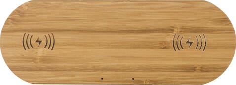 Kabelloses Ladegerät Tatum | 2-in-1 – Bambus bedrucken, Art.-Nr. 823999999_432509 Kabelloses Ladegerät Tatum | 2-in-1 – Bambus bedrucken, Art.-Nr. 823999999_432509