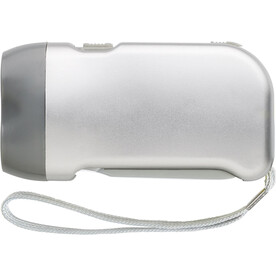 Solar-Taschenlampe Tristan – Silber bedrucken, Art.-Nr. 032999999_4532