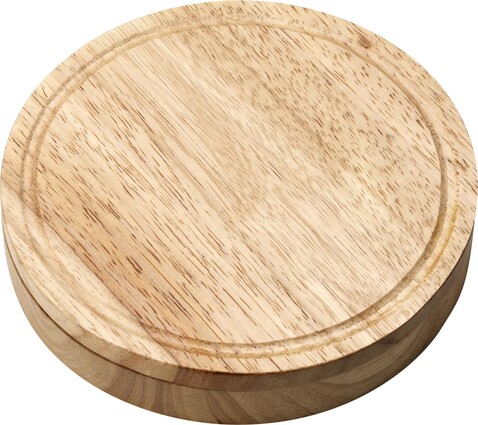 Käseset Bellamy | 4 St. – Braun bedrucken, Art.-Nr. 011999999_4582