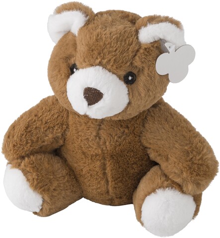 Plüschteddybär Alessandro | 20 cm – Braun bedrucken, Art.-Nr. 011999999_5012