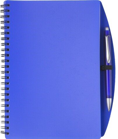 Notizbuch Solana | A5 | Liniert – Blau bedrucken, Art.-Nr. 005999999_5140 Notizbuch Solana | A5 | Liniert – Blau bedrucken, Art.-Nr. 005999999_5140
