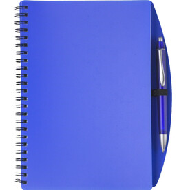 Notizbuch Solana | A5 | Liniert – Blau bedrucken, Art.-Nr. 005999999_5140