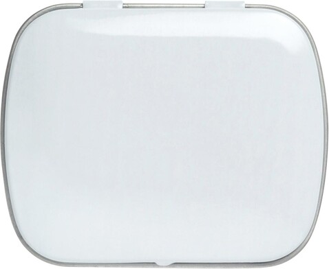 Pfefferminzdose Rocco – Weiß bedrucken, Art.-Nr. 002999999_5248