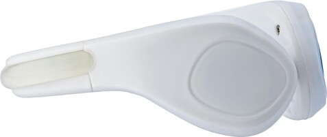LED-Lampe aus ABS-Kunststoff/Silikon Rosanna – weiß/rot bedrucken, Art.-Nr. 188999999_5367 LED-Lampe aus ABS-Kunststoff/Silikon Rosanna – weiß/rot bedrucken, Art.-Nr. 188999999_5367