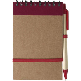 Notizbuch Emory | Liniert – Rot bedrucken, Art.-Nr. 008999999_5410