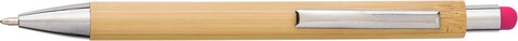 Kugelschreiber Claire | Stylus – fuchsia bedrucken, Art.-Nr. 046999999_548774
