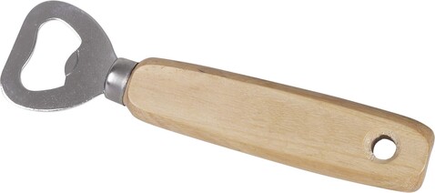 Flaschenöffner Travis – Braun bedrucken, Art.-Nr. 011999999_55503